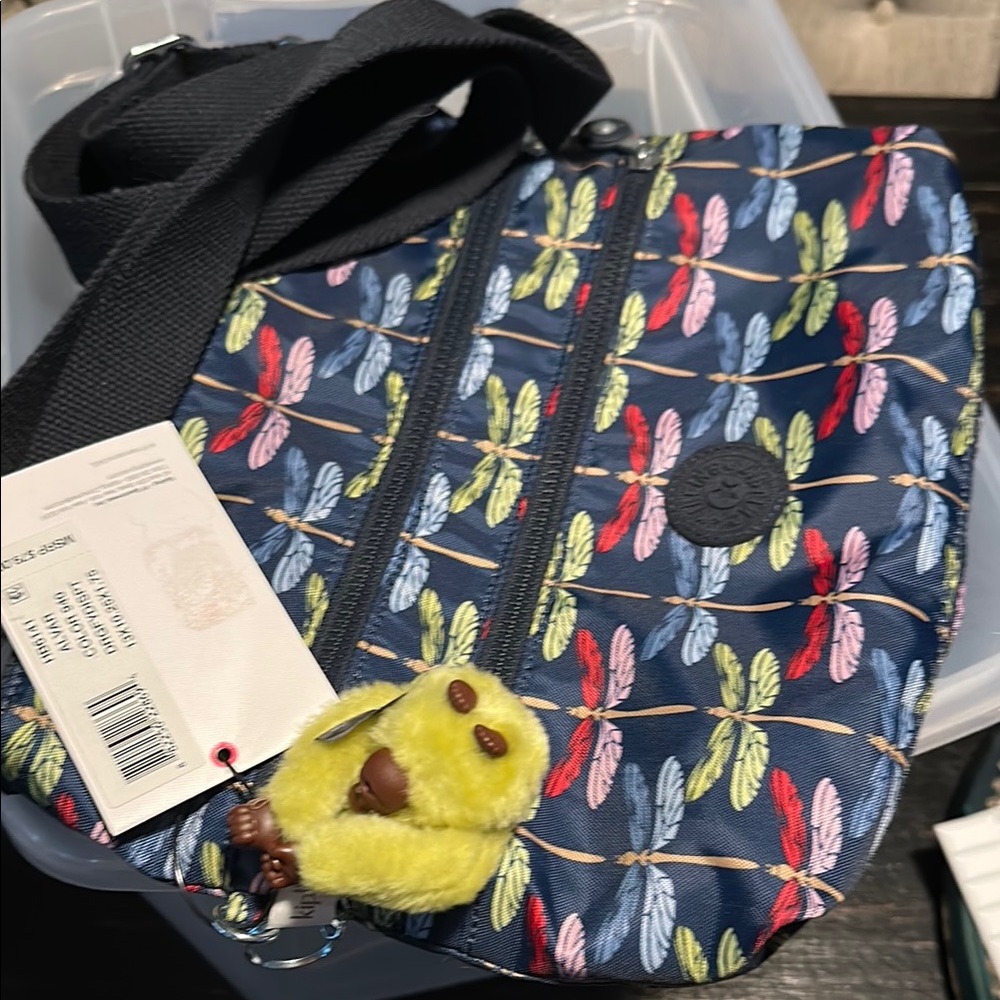 Kipling Dragonfly Pattern Shoulder Bag